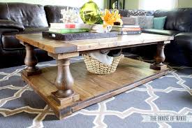 She loved the look of restoration hardware's balustrade coffee table, and wanted to use a similar style leg. Diy Restoration Hardware Inspired Coffee Table Diy Restoration Hardware Coffee Table Diy Restoration Hardware Restoration Hardware Table