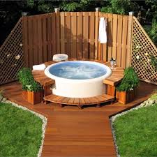 This hot tub gazebo has full privacy screens which are easy to set up and take down again. Inflatable Hot Tub Surround Ideas Outsidemodern