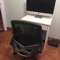 Having a chair that's comfortable and supportive, is essential to your work performance. Bayside Furnishings Black Mesh Office Chair Aptdeco