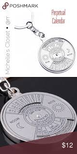 Perpetual Calendar Keychain Calendar Keychain Accessories Women S Accessories