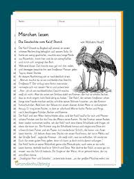 Hier findet ihr kostenlose leseproben / lesetexte für das fach deutsch für klasse 3 und 4 in der grundschule. Verschiedene Marchen