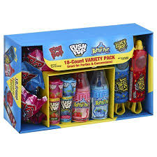 Bazooka joe products & flavors. Bazooka Candy Brands Variety Candy Box 18 Count Lollipops W Assorted Flavors From Ring Pop Push Pop Baby Bottle Pop Juicy Drop Fun Candy For Birthdays In 2021