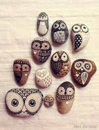 See more ideas about painted rocks, stone painting, rock crafts. Pin By Tanya English On Owls Sharpie Crafts Painted Rocks Owls Rock Crafts
