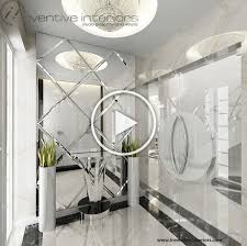 Farberware 3pc nonstick aluminum reliance covered sauteuse and open skillet cookware set black. Projekt Wiatrolapu Inventive Interiors Luksusowy Wiatrolap Z Cietym Lustrem I Zyrandolem Mirror Decor Living Room Home Entrance Decor Mirror Wall Decor