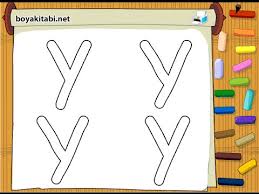 Color the y words coloring page. Alphabet Coloring Pages Letter Y Coloring Page Youtube