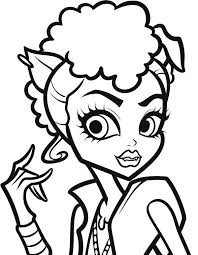 Monster high meowlodie et purrsephone. Monster High Howleen Wolf Got Beautiful Eyes Coloring Pages Beautiful Eyes Color Coloring For Kids Monster High Dolls