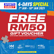 I also want to receive catalogues from the sport category. 4 Day Special Get A Free Sportsdirect Com Malaysia Facebook