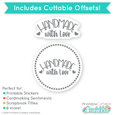 Free Free 245 Handmade With Love Svg Free SVG PNG EPS DXF File
