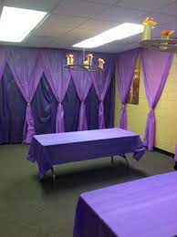 Hosting parties and celebrating holidays or accomplishments can be exciting and stress free with plastic table covers. Decorating Wall Space With Plastic Table Cloths Has A Nice Gothic Look To It Castle Theme Medieval Party Knight Party