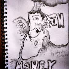 First, let's look at the infamous 1 timothy 6:10: Money Is The Root Of All Evil Antbedfatbread Drawings Illustration Abstract Collage Artpal