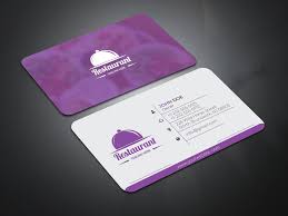 Promote your restaurant or cafe with mouthwatering flyers and videos. Artstation Food Restaurant Business Card Design Md Sahjahan Rabi