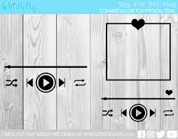 Custom Song Acrylic Song Art Svg Music Player Svg Music Etsy Music Buttons Svg Printing Solution