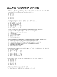 Guru sd smp sma soal pretest ppg 2019 matematika. Soal Ukg Matematika Smp
