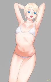 The most beautiful women with short hair are among the most stunning celebrities in movies, television, and music who don't need long locks to look fabulous. White Bikini Short Hair Girl By Ryuseihashida On Deviantart