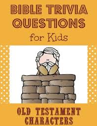 What four books tell about jesus life on earth? Bible Trivia Questions For Kids Old Testament Characters Tpt