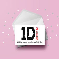 Connect with them on dribbble; One Direction 1d Logo Card The Caker Online
