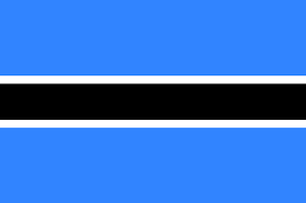 Blue with a black horizontal band across the center with white fimbriation is the flag's design. Botswana Flag Gif 900 598 Botswana Flag Africa Flag Flags Of The World