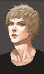 Portrait Portrait Blonde Hair Characters Anime Guys Shirtless