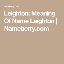 Our female name generator is very similar to our first name generator except that it focusses on name for girls. Leighton Meaning Of Name Leighton Nameberry Com Names With Meaning Names Unique Baby Names