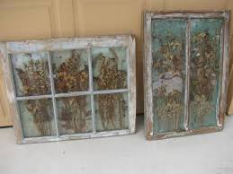 Old Wood Window Frame With Dried Flowers Flower Window Dried Flowers Wood Window Frame