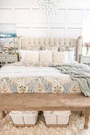 Cozy Coastal Farmhouse Bedroom Coastal Bedroom Decorating Coastal Farmhouse Decor Farmhouse Master Bedroom