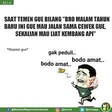 Kalo comment jangan pake gambar spongebob bodo amat alay tau reborn logic meme generator. Gambar Kata Lucu Bodo Amat Gambar Viral Hd