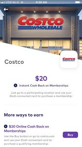 The costco anywhere visa card by citi offers a high amount of cash back on gas, travel and costco purchases, but is it the best card to use to earn the most rewards at costco? Save 20 On Your Costco New Or Renewal Membership With Dosh Savings Beagle