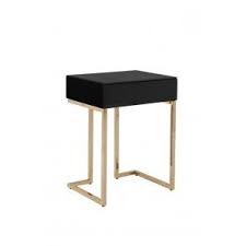 table de chevet en verre noir trempe lorenzo verre noir table de chevet mobilier de salon