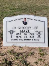 Dr Gregory Lee “Greg” Maze (1962-2021)