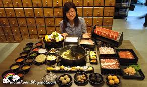 Hot pot or steamboat restaurants make a great setting for a get together with a wide range of ingredients, so there is something for everyone. Chun Ciou Hot Pot Steamboat Malaysia All You Can Eat Buffet Old Klang Road Kuala Lumpur Woan Koon Colourful Life