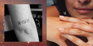 Cute floral zodiac tattoo for girls. 25 Taurus Tattoo Ideas And Astrology Designs For 2021