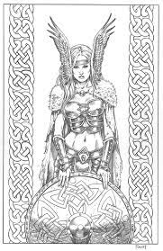 Viking coloring pages at getcolorings.com | free printable colorings pages to print and color. Sheild Maiden By Mitchfoust On Deviantart Coloring Books Coloring Pages Sheild Maiden