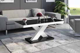 Dieser extravagante design couchtisch / coffee table layer in hochglanz weiss lackiert wird zum highlight in ihrem ambiente werden. Design Couchtisch H 888 Schwarz Weiss Hochglanz Highgloss Tisch Wohnzimmertisch Design Impex