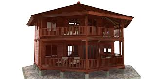 Octagon house joseph pell lombardi architect via. China Cat An Octagonal Home Floor Plan Teak Bali