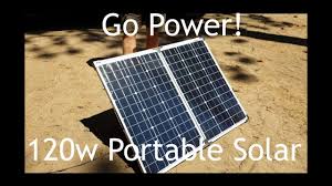 Maybe you would like to learn more about one of these? Go Power 120w Portable Solar Panel Youtube