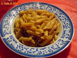 Penne Con Pesto Alla Siciliana Ricetta Primo