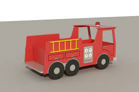 Build Your Own Childs Single Firetruck Bed Diy Plans Fun To Build Firetruck Bed Diy Plans Kids Beds Plans