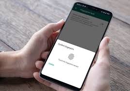 Does this work for you? How To Lock Unlock Whatsapp With Fingerprint On Android Techkibay