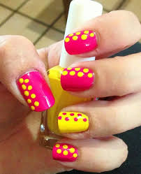 Yellow addition do you like yellow designs? 33 Pink And Yellow Nails