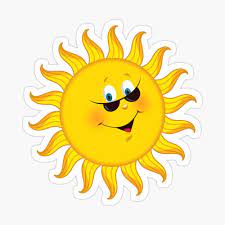 Happy Sun Sticker By Simonau In 2021 Cartoon Sun Happy Sun Clip Art
