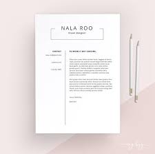Just type over the sample text and replace it with your own. Clean Cover Letter Template Cover Letter Letterhead Word Etsy