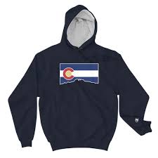 Collection of colorado flag icons for personal use. Colorado Flag Cutout Champion Hoodie Horsetooth D