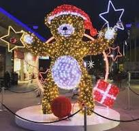 LED 3D Bear Christmas Motif Light Outdoor Decoration ...
