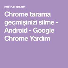 Chrome Tarama Gecmisinizi Silme Android Google Chrome Yardim Android