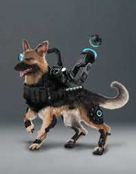 Artstation Cyber Doge Russell Wang Cyber Dog Dog Armor Robot Animal