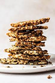 It's such a simple recipe—just 5 different kinds of seeds, water, and a few spices. Vegan Multiseed Crackers Lazy Cat Kitchen