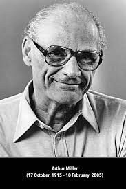 Today is the birthday of Arthur Miller. This photo of Marilyn Monroe and  Arthur Miller was taken by Richard Avedon at his New York studio