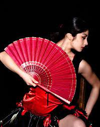 Multi Cultural Fan Looks Asian Actually Flamenco Umbrella Pose Fan Poses Fan