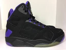 Black And Purple Nike Basketball Shoes Nike Men S Air Flight Lite High Black Purple Basketball Shoes 329984 001 Sz 10 5 Purple Basketball Shoes Nike Men Shoes