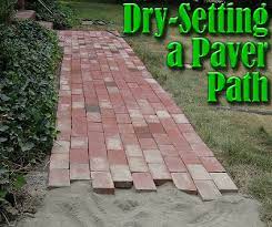 Check spelling or type a new query. Dry Setting A Paver Path